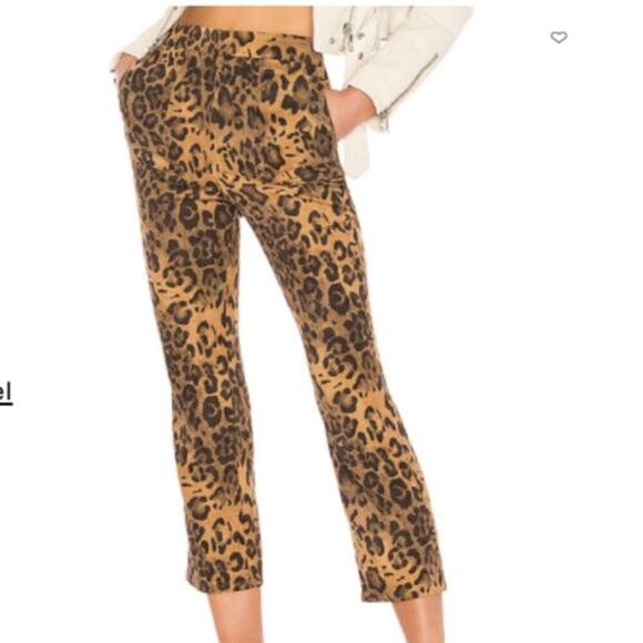 Lovers + Friends Ankle Pants, Leopard Print Size Medium - Picture 1 of 6